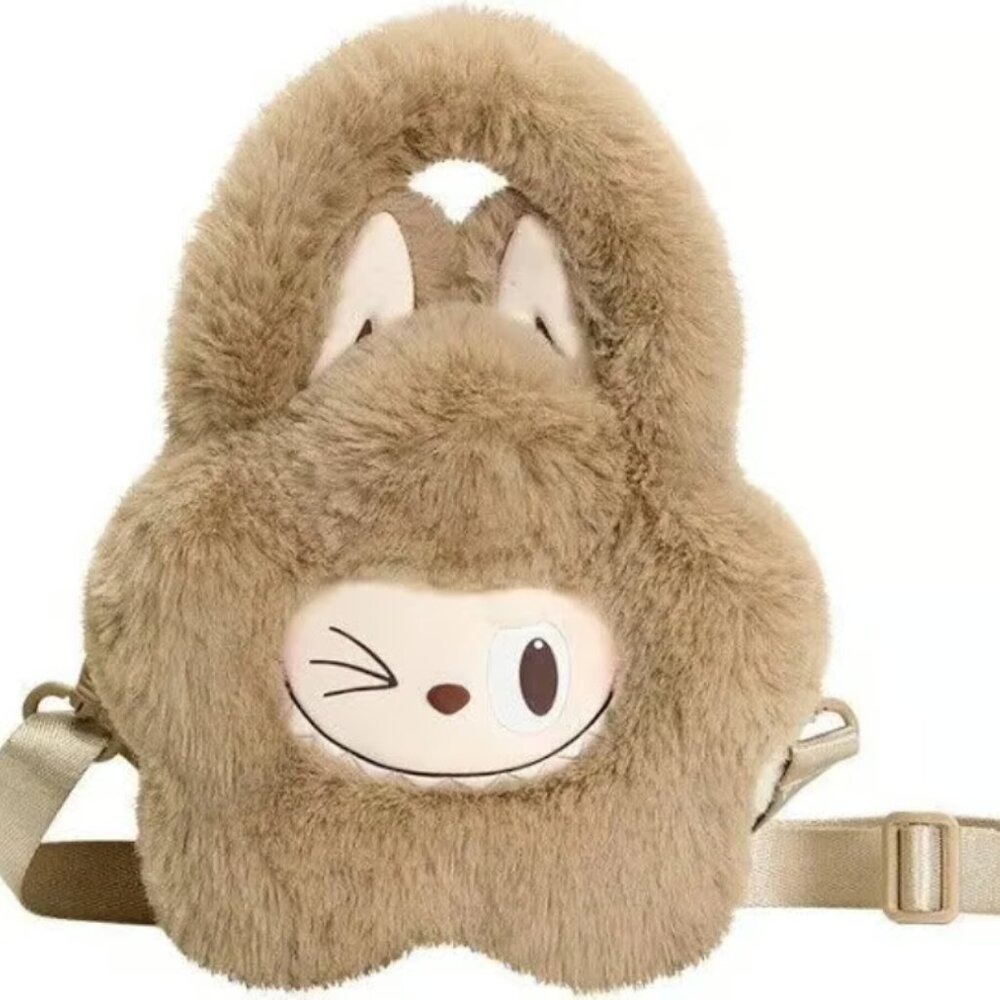 AUTHENTIC LABUBU THE MONSTERS Classic Series Plush Flower Bag (Brown) NEW & RARE